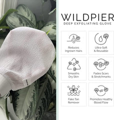 Exfoliating Gloves for Body Scrub Keratosis Pilaris and Self Tanning Removal Easily Smooth Skin Surface