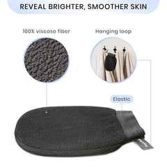 Exfoliating Gloves for Body Scrub Keratosis Pilaris and Self Tanning Removal Easily Smooth Skin Surface