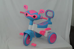 Kids Tri-Cycle Blue Pink 3-Wheel Stunt Toy