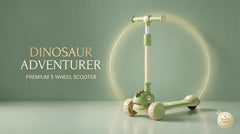 Dinosaur Adventurer: Premium 3-Wheel Children’s Kick Scooter
