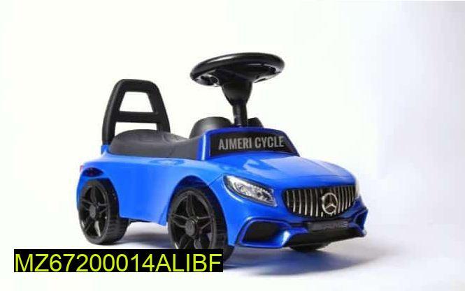 Kids Blue ABS Driving Car for Indoor Outdoor Play