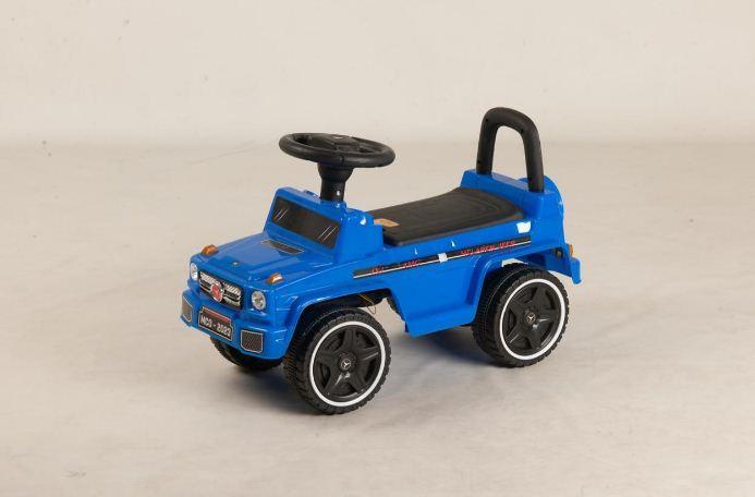 Blue ABS Plastic Kids Riding Car for Safe Play