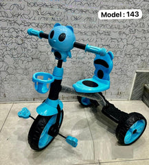 Blue Animal-Themed Tricycle for Kids 2-5 Years