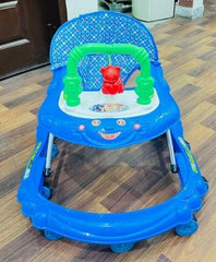 Blue Walker for Kids with Toys & Durable Fiber Construction