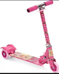 Pink Character Scooty For Kids Metal Durable