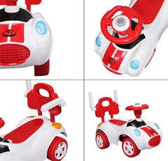 Kids Riding Car Red White Plastic Safe Durable