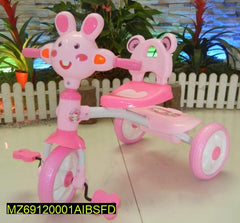 Pink Bunny Tricycle for Kids Outdoor Play