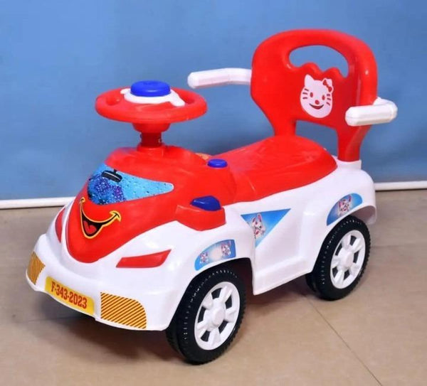 Kids Riding Jeep Red White Hello Kitty Durable Toy