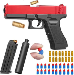 Kids Red Black Plastic Toy Gun 3-5 Years