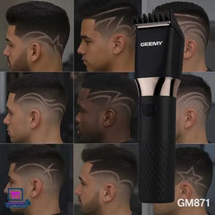 Geemy GM871 Hair Trimmer USB Rechargeable
