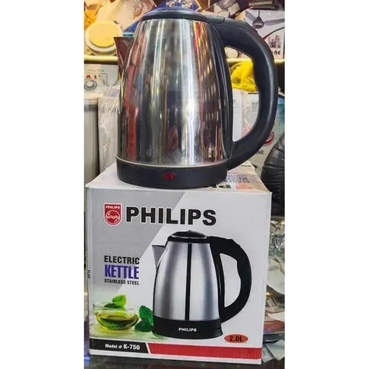 Philips Electric Kettle 2L Stainless Steel Black