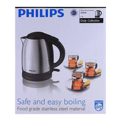 Philips Electric Kettle 2L Stainless Steel Black