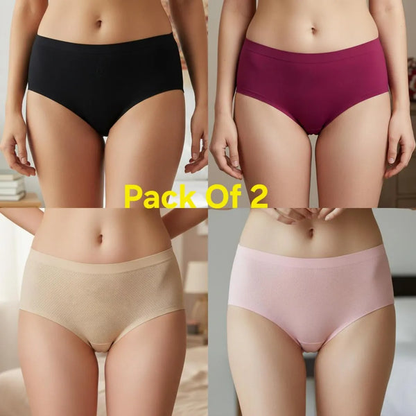 Premium Quality Seamless Briefs Pack of 2