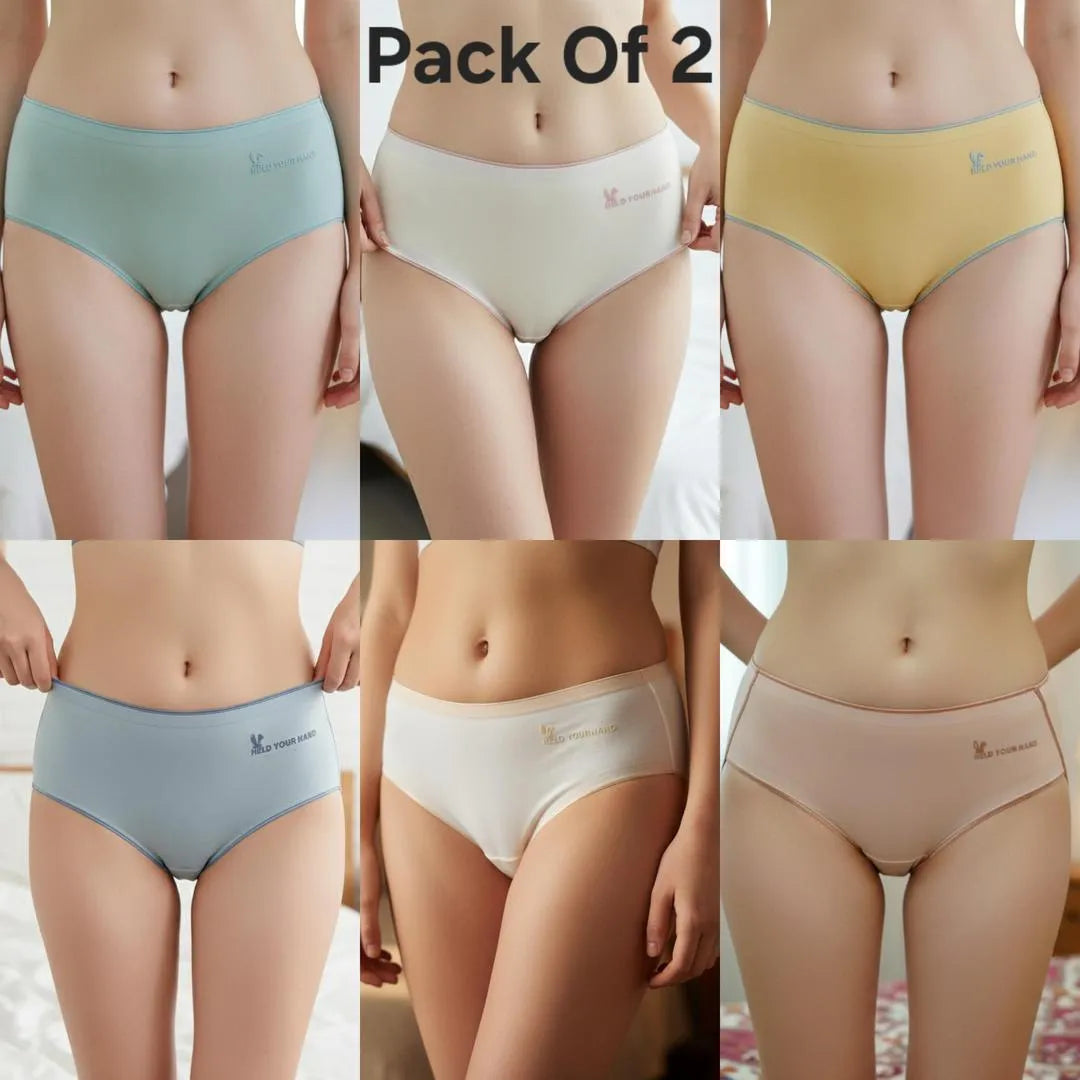 Cotton Briefs Pack of 2 Multicolor Lightweight Comfortable