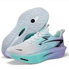 New Foreign Trade Model 2026 Breathable Ice Silk Running Shoes, Ultra-Light Shock-Absorbing Racing Shoes, Non-Slip Racing Running Shoes for Couples, Trendy for Students