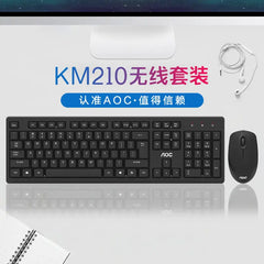 AOC KM210 Wireless Mouse Keyboard Set Black