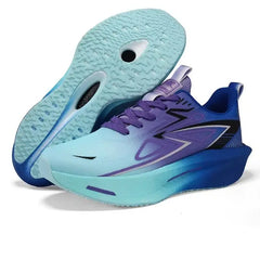 New Foreign Trade Model 2026 Breathable Ice Silk Running Shoes, Ultra-Light Shock-Absorbing Racing Shoes, Non-Slip Racing Running Shoes for Couples, Trendy for Students