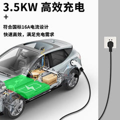 Changan dark blue charging gun SL03/S7I/Auchan Z6 household univ smart iddunik portable on-board charging
