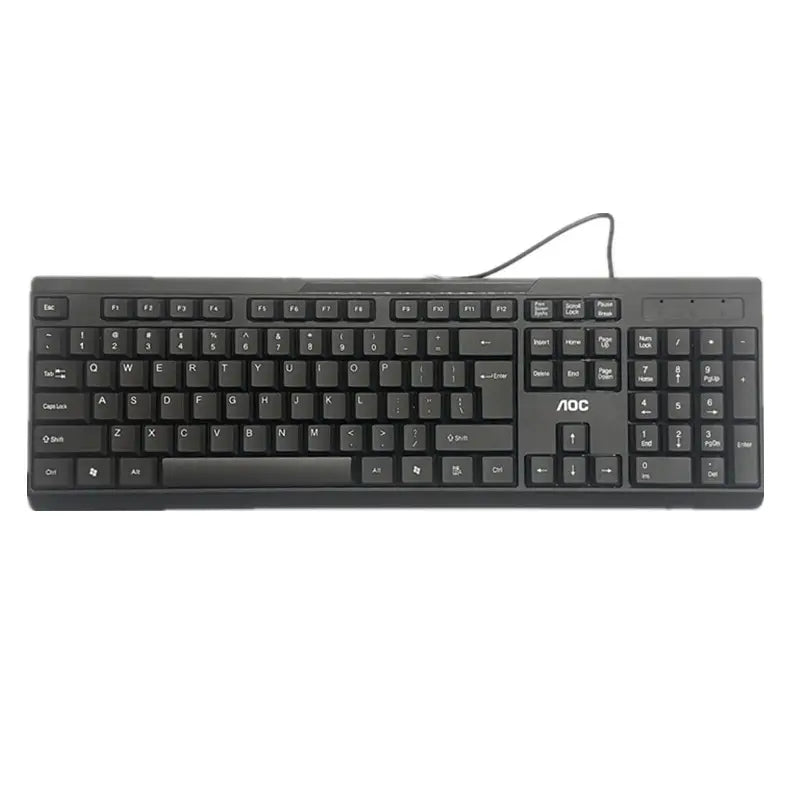 AOC KB161 Wired Keyboard Black 446x139mm