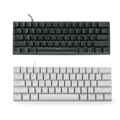 Special Wholesale Real Mechanical Keyboard Cross-Border Amazon 61 Keyboard 68 Keyboard Mixed Light Wired Green and Red Axis Game
