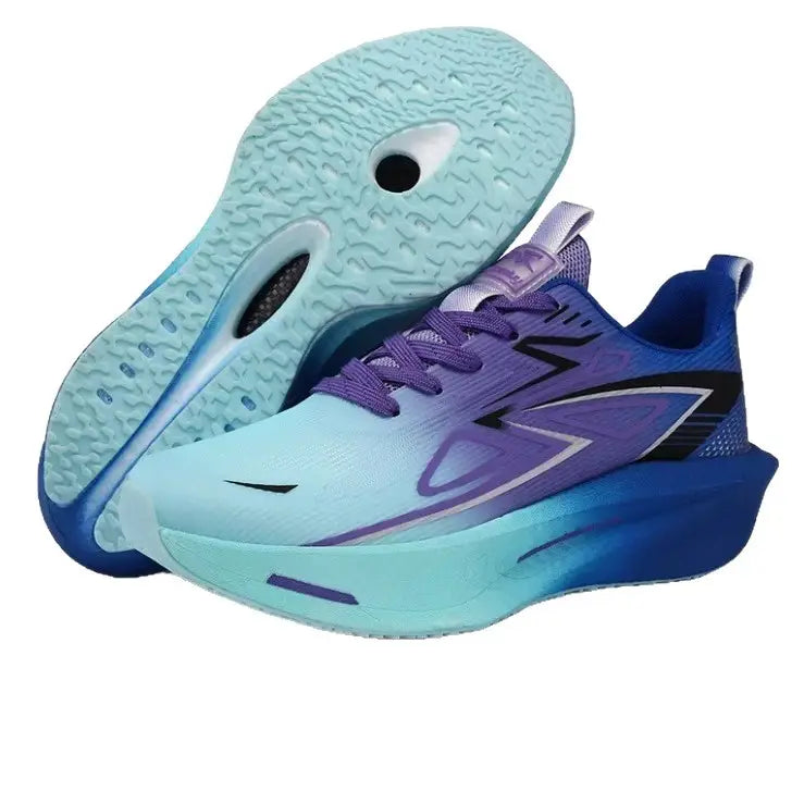 New Foreign Trade Model 2026 Breathable Ice Silk Running Shoes, Ultra-Light Shock-Absorbing Racing Shoes, Non-Slip Racing Running Shoes for Couples, Trendy for Students