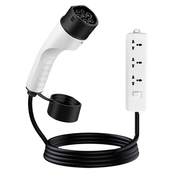 European Standard V2L New Energy Discharge Gun Socket for Electric Vehicles, Universal 220V 16A Ac Adapter