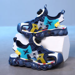 Children's Blue Star Sole Sandals for Hot Summer Wear