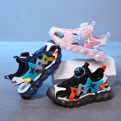 Children's Blue Star Sole Sandals for Hot Summer Wear