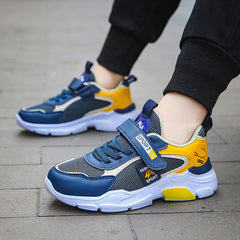 Kids Sports Shoes Blue Teal Rubber Sole for Boys