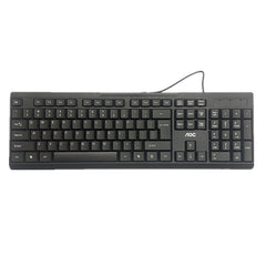 AOC KM160 Wired Keyboard & Mouse Combo Black