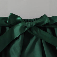 Green Pleated Skirt Set for Girls 3-6 Years