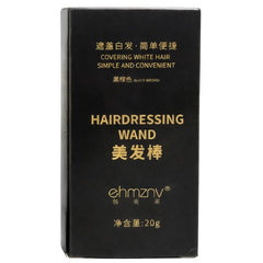 Brown Temporary Hair Color Stick | Long-Lasting Gray Coverage Hair Touch-Up Wand | 20g
