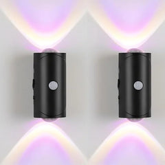 LED Night Light with Motion Sensor | Rechargeable Wireless Wall Lamp | Dimmable Smart Night Light | Magnetic Indoor & Outdoor Wall Light