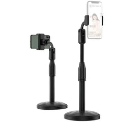 Adjustable Mobile Phone Stand with Flexible Gooseneck Arm | For Recording, Live Streaming & Video Calls | Stable Desk Mount Stand