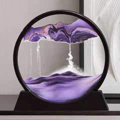 Moving Sand Art Picture  | 3D Dynamic Deep Sea Sandscape with Display Stand | Random Color