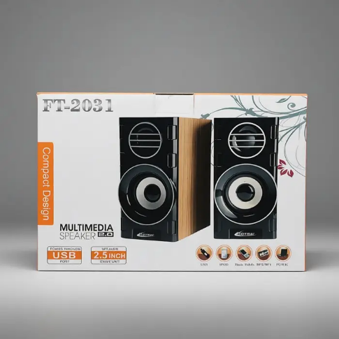 Multimedia Speaker 2.0 - FT-2031 USB Compact Design