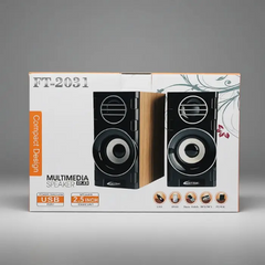 Multimedia Speaker 2.0 - FT-2031 USB Compact Design
