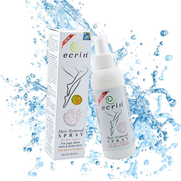 Ecrin Hair Removal Spray for Men & Women | Fast, Gentle Hair Remover 100ml
