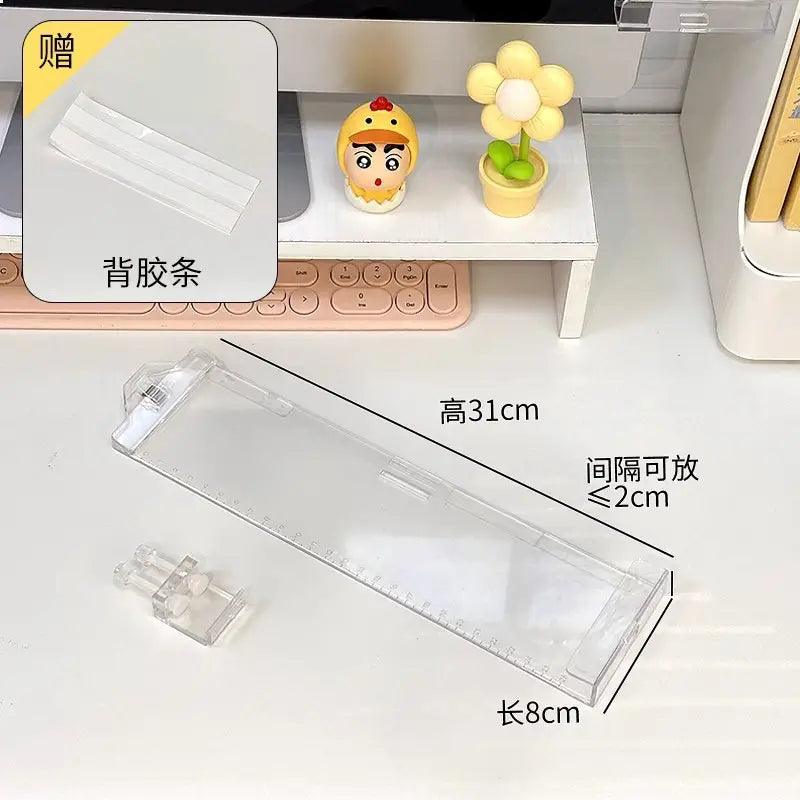 Transparent Sticky Note Board for Desk Computer