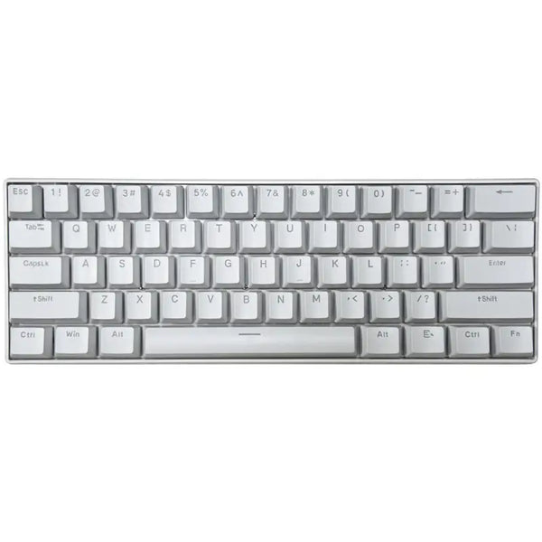 61-Key Mechanical Keyboard with Detachable Keycaps, Plug-In Feel, Computer Desktop Office Universal Green Axis Feel