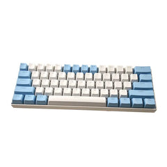 61-Key Mechanical Keyboard with Detachable Keycaps, Plug-In Feel, Computer Desktop Office Universal Green Axis Feel