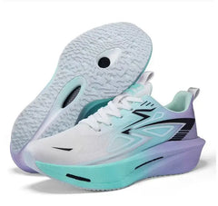 New Foreign Trade Model 2026 Breathable Ice Silk Running Shoes, Ultra-Light Shock-Absorbing Racing Shoes, Non-Slip Racing Running Shoes for Couples, Trendy for Students