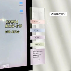 Transparent Sticky Note Board for Desk Computer