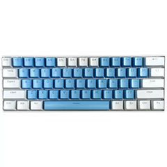 61-Key Mechanical Keyboard with Detachable Keycaps, Plug-In Feel, Computer Desktop Office Universal Green Axis Feel