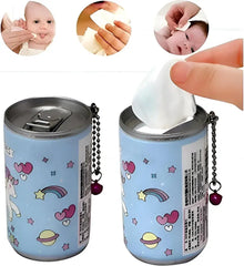 Pack of 30 Mini Portable Wipes with Can Packing