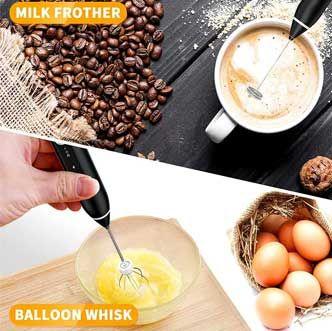 2 in 1 Electric Rechargeable Coffee Beater and Milk Frother-copy