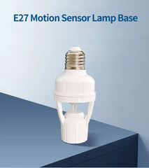 E27 Infrared Human Body Sensor Lamp Holder Led Bulb Lamp Holder Infrared Sensor Household Screw For Home Smart Life
