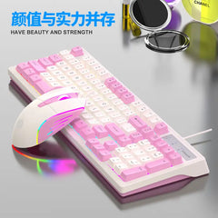 Viper Km800 Mechanical Keyboard & Mouse Set Blue