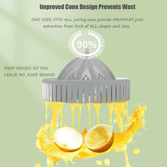Rechargable Citrus Juicer Machines Fruit Electric Orange Juicer Squeezer USB Rechargeable Easy Press Lemon Lime Orange Grapefruit Juice Squeezer Easy to Clean fruit juicer