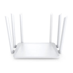 White 3-Antenna Wireless Router for Home Office